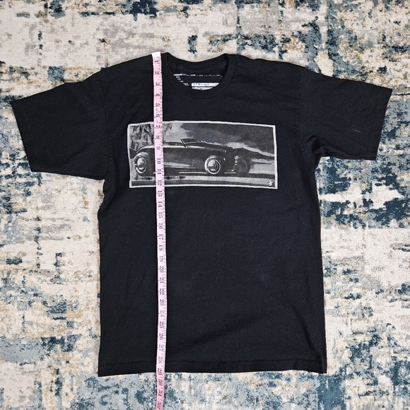SS SEAN SMITH DESIGNS HOT ROD ART CAR TEE T SHIRT Mens L Black El Mirage Scta - Picture 5 of 7